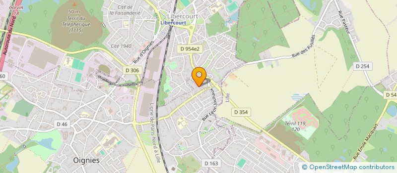 localisation de l'entreprise MADAME SANDRINE DEMONCHY  OIGNIES