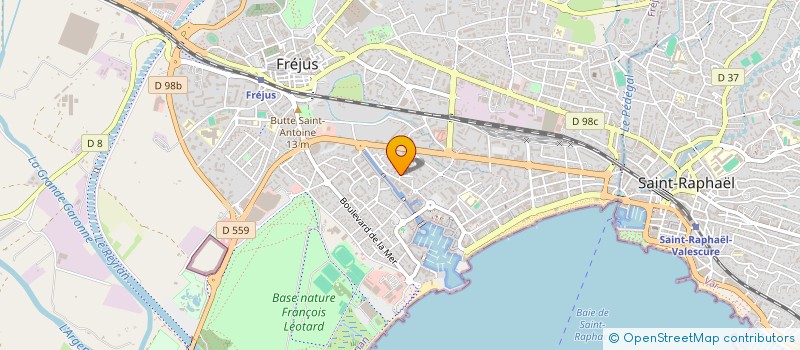 localisation de l'entreprise MADAME SANDRINE DEMONTES à FREJUS