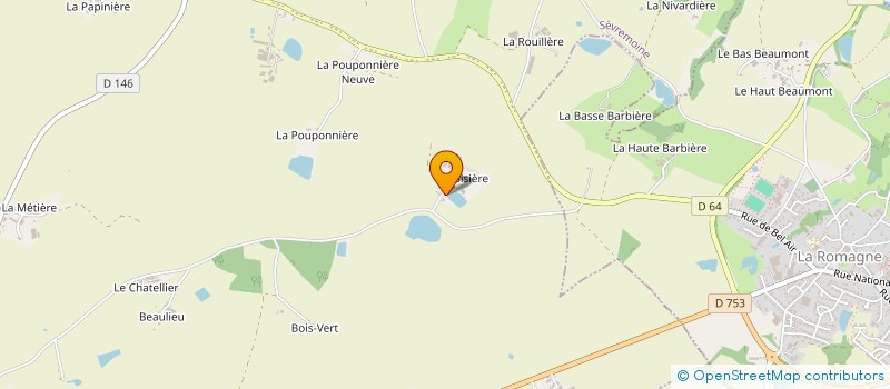 localisation de l'entreprise MADAME SANDRINE DEMOUGIN  SEVREMOINE