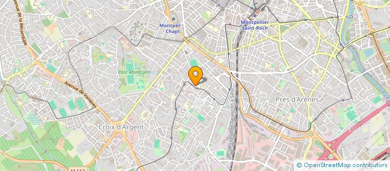 localisation de l'entreprise MADAME SANDRINE DENIS à MONTPELLIER