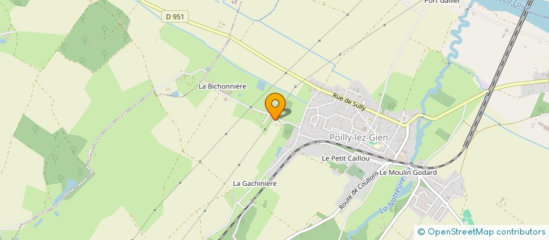 localisation de l'entreprise MADAME SANDRINE DEPARDIEU à POILLY-LEZ-GIEN