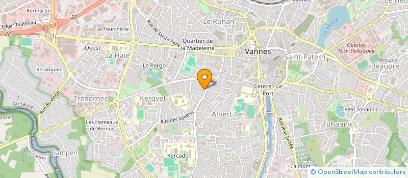 localisation de l'entreprise MADAME SANDRINE DEPENWEILER à VANNES