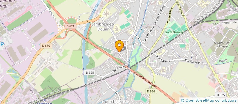 localisation de l'entreprise MADAME SANDRINE DEPREUX à LAMBRES-LEZ-DOUAI
