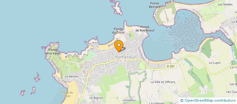 localisation de l'entreprise MADAME SANDRINE DEREDEL  SAINT-MALO