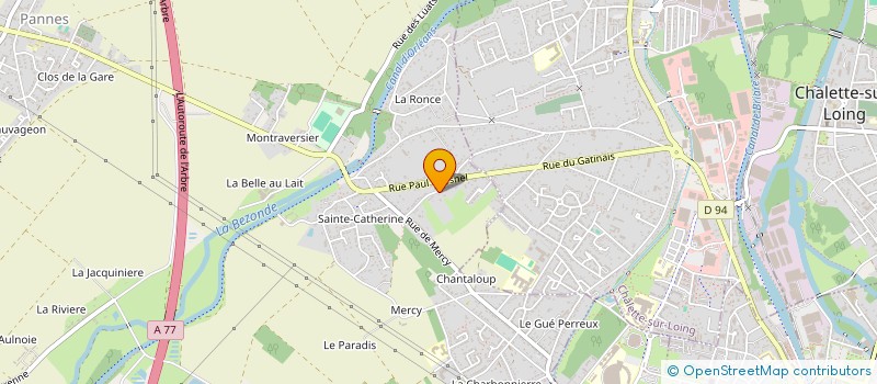 localisation de l'entreprise MADAME SANDRINE DEROINE à PANNES