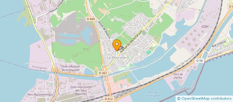 localisation de l'entreprise MADAME SANDRINE DERUDDER à FRONTIGNAN