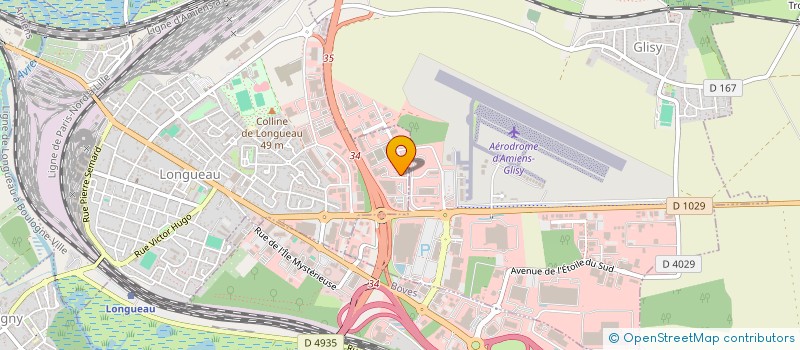 localisation de l'entreprise MADAME SANDRINE DESAILLY  LONGUEAU