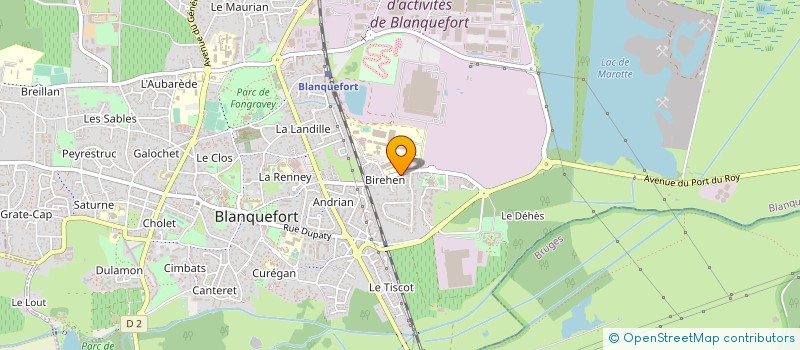 localisation de l'entreprise MADAME SANDRINE DESBATS à BLANQUEFORT
