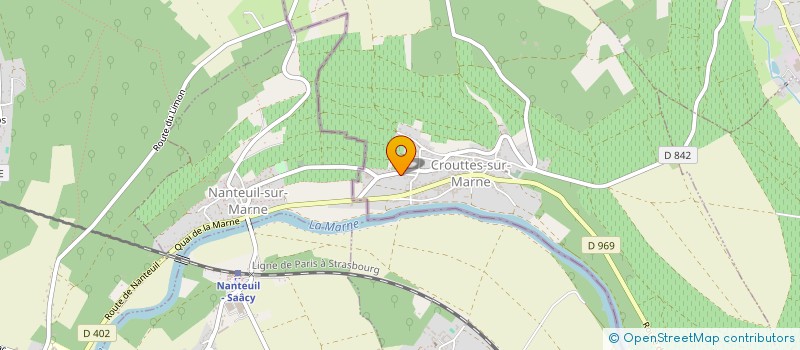 localisation de l'entreprise MADAME SANDRINE DESCHAMP  CROUTTES-SUR-MARNE