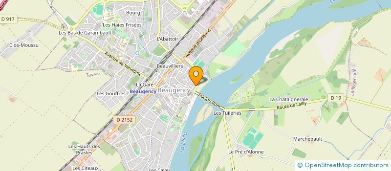 localisation de l'entreprise MADAME SANDRINE DESCHAMPS à BEAUGENCY