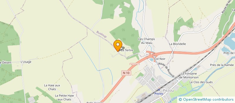 localisation de l'entreprise MADAME SANDRINE DESERT  PEZOU