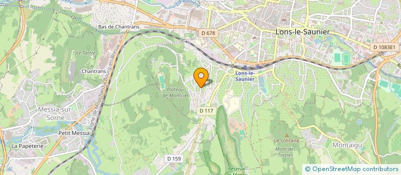 localisation de l'entreprise MADAME SANDRINE DESFEUX  LONS-LE-SAUNIER
