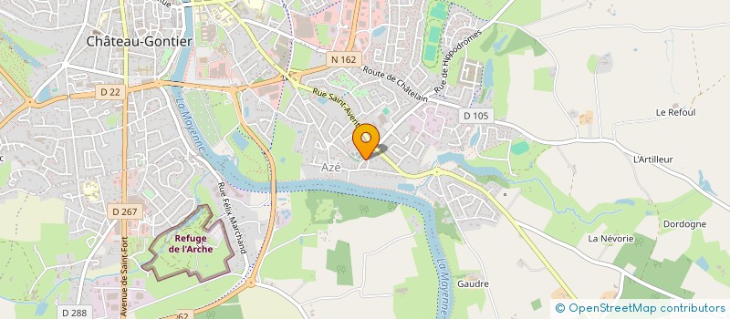 localisation de l'entreprise MADAME SANDRINE DESLANDES à CHATEAU-GONTIER-SUR-MAYENNE