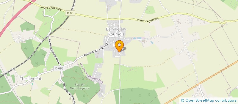 localisation de l'entreprise MADAME SANDRINE DESMARAIS  LES MONTS DU ROUMOIS