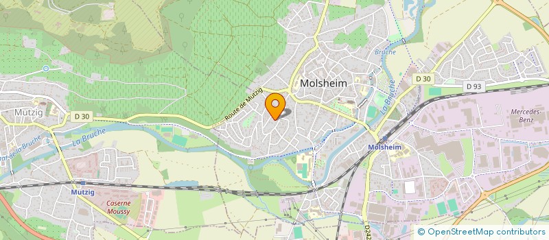 localisation de l'entreprise MADAME SANDRINE DESPEAUX  MOLSHEIM