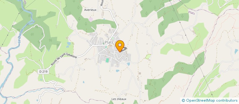 localisation de l'entreprise MADAME SANDRINE DESPEYSSES  PLATS