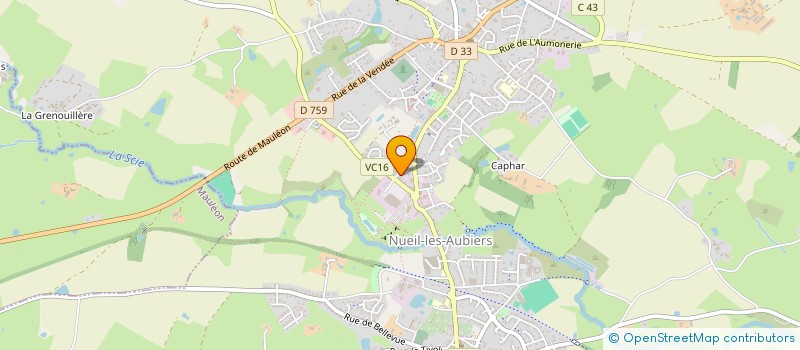 localisation de l'entreprise MADAME SANDRINE DESPLANS  NUEIL-LES-AUBIERS