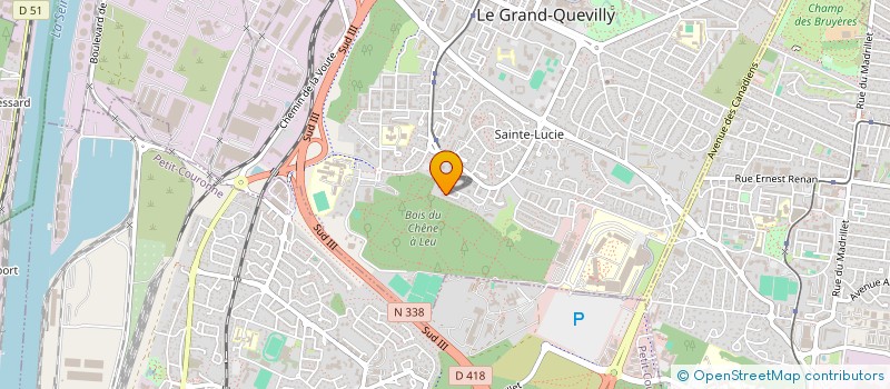 localisation de l'entreprise MADAME SANDRINE DETHOREY  LE GRAND-QUEVILLY