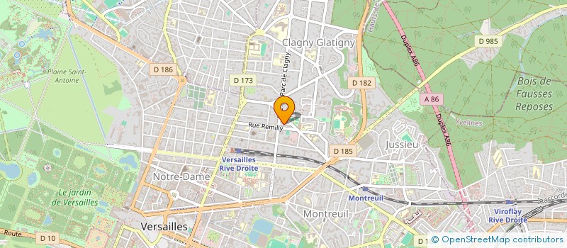 localisation de l'entreprise MADAME SANDRINE DEVANT à VERSAILLES