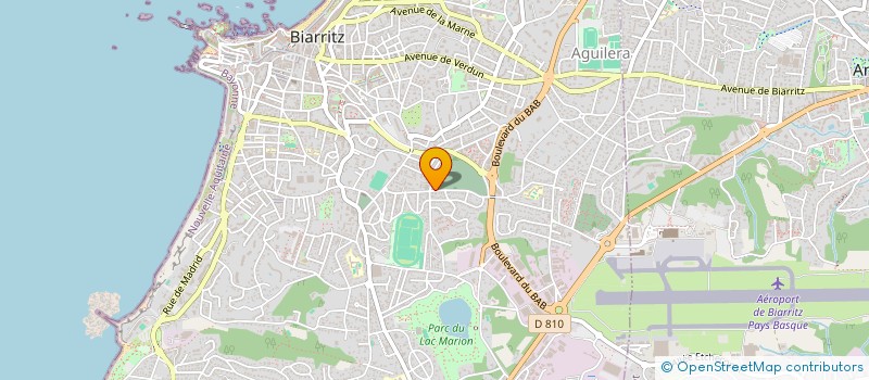 localisation de l'entreprise MADAME SANDRINE DEVILLE à BIARRITZ