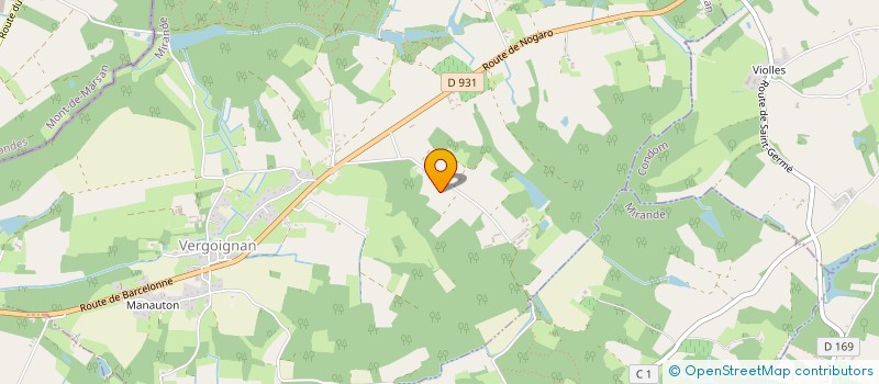 localisation de l'entreprise MADAME SANDRINE DEYRIES  VERGOIGNAN