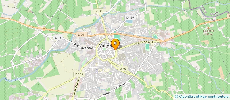 localisation de l'entreprise MADAME SANDRINE DEYRIEUX à VALREAS