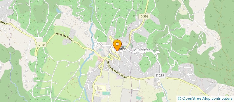 localisation de l'entreprise MADAME SANDRINE DI CERTO  MONTAUROUX