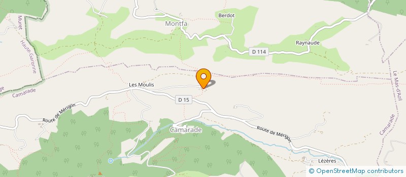localisation de l'entreprise MADAME SANDRINE DIAZ à CAMARADE