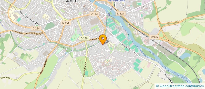 localisation de l'entreprise MADAME SANDRINE DIDELOT à AUXERRE