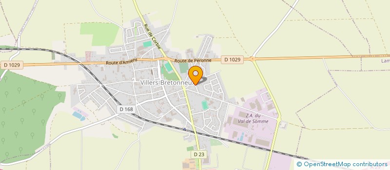 localisation de l'entreprise MADAME SANDRINE DIEU à VILLERS-BRETONNEUX