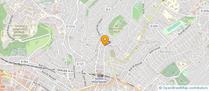 localisation de l'entreprise MADAME SANDRINE DIEULEVEUT  ROUEN