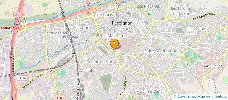 localisation de l'entreprise MADAME SANDRINE DIJAOUS  PERPIGNAN