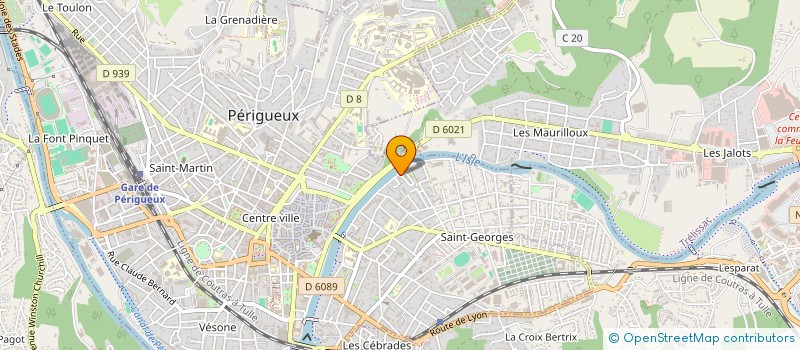 localisation de l'entreprise MADAME SANDRINE DINEUR  PERIGUEUX