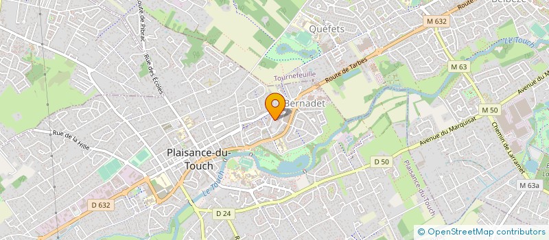 localisation de l'entreprise MADAME SANDRINE DINGLI  PLAISANCE-DU-TOUCH