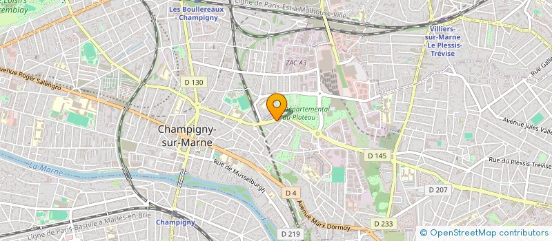 localisation de l'entreprise MADAME SANDRINE DO CARMO à CHAMPIGNY-SUR-MARNE