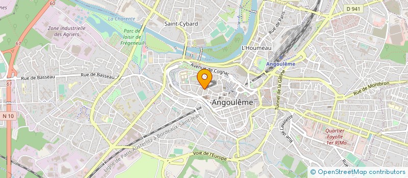 localisation de l'entreprise MADAME SANDRINE DO COUTO à ANGOULEME
