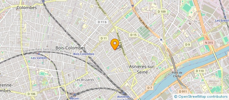localisation de l'entreprise MADAME SANDRINE DOCZEKALSKI à ASNIERES-SUR-SEINE