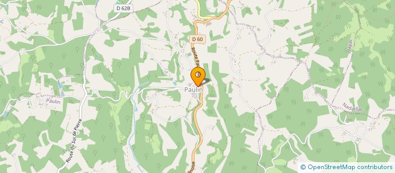 localisation de l'entreprise MADAME SANDRINE DOMME  NADAILLAC