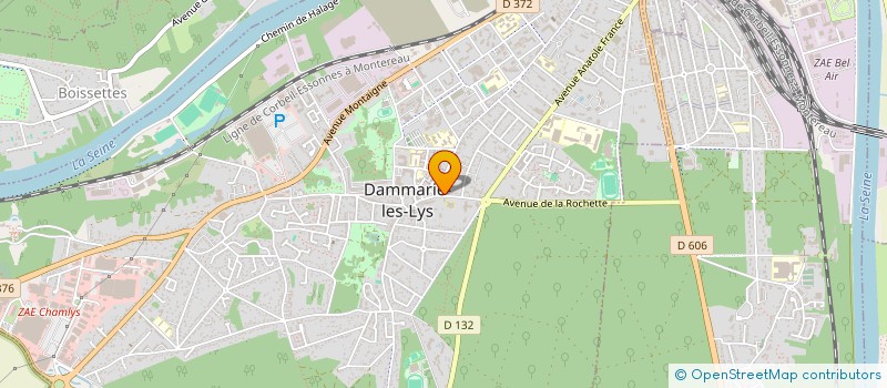 localisation de l'entreprise MADAME SANDRINE DORE à DAMMARIE-LES-LYS
