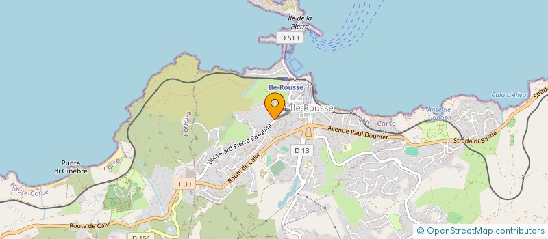 localisation de l'entreprise MADAME SANDRINE DOTTORI à L'ILE-ROUSSE