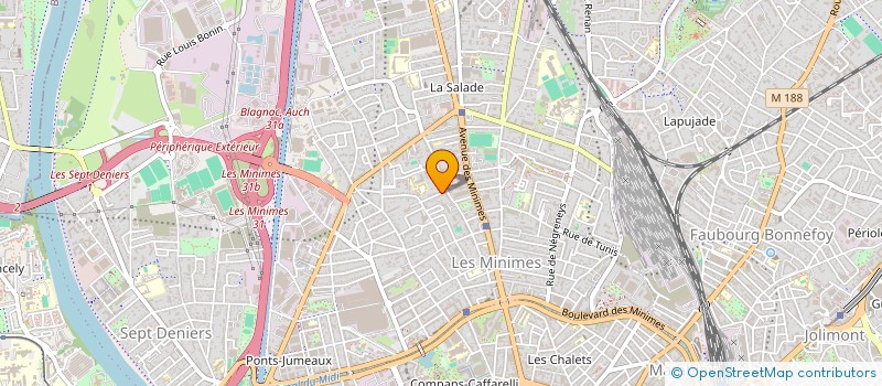 localisation de l'entreprise MADAME SANDRINE DOUANNE à TOULOUSE