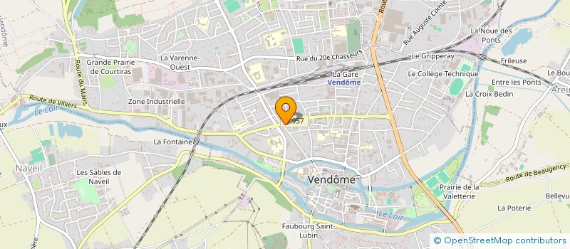 localisation de l'entreprise MADAME SANDRINE DOUCHET  VENDOME