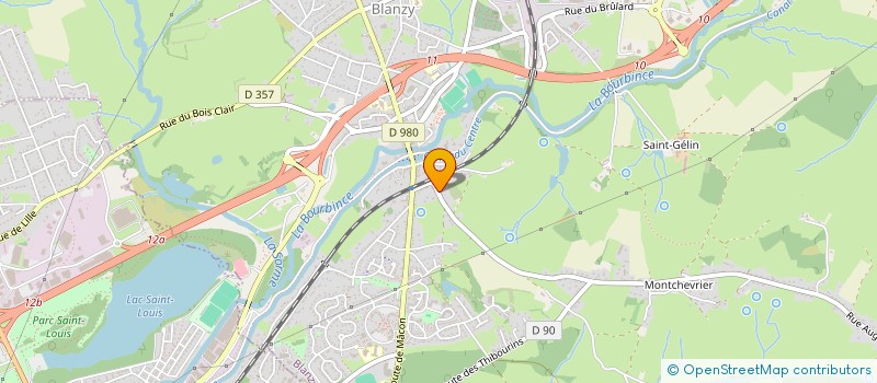 localisation de l'entreprise MADAME SANDRINE DRAGOT  BLANZY