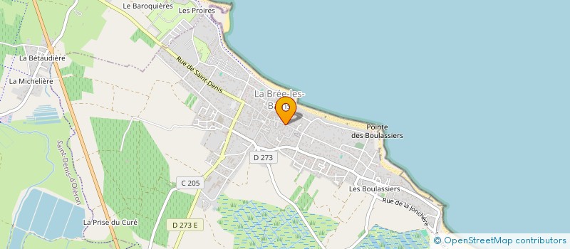 localisation de l'entreprise MADAME SANDRINE DROZDZ  LA BREE-LES-BAINS