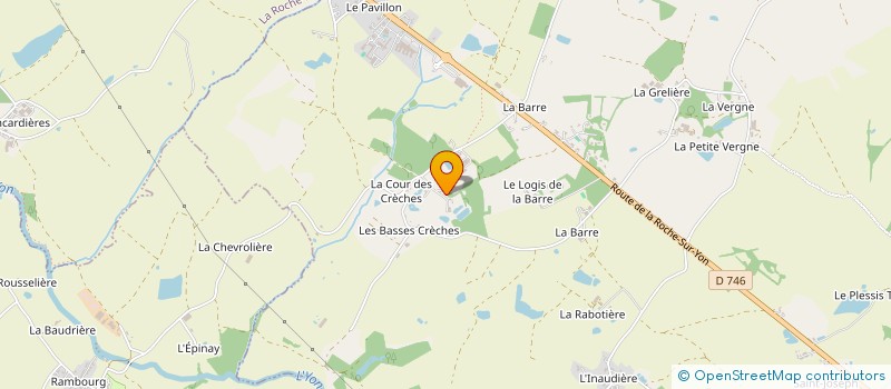 localisation de l'entreprise MADAME SANDRINE DUBANCHET  RIVES DE L'YON