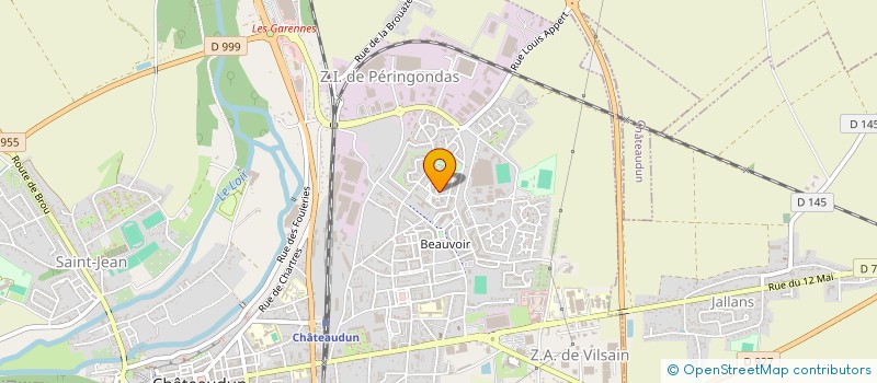 localisation de l'entreprise MADAME SANDRINE DUBOIS à CHATEAUDUN