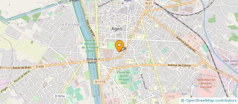 localisation de l'entreprise MADAME SANDRINE DUBOUIL  AGEN