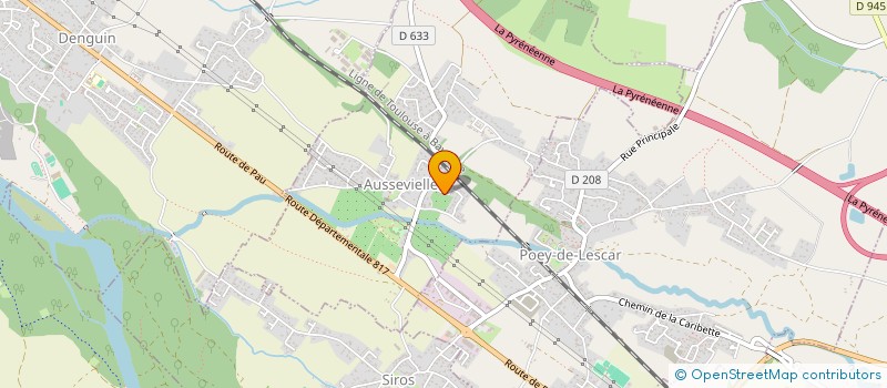 localisation de l'entreprise MADAME SANDRINE DUBUC  AUSSEVIELLE