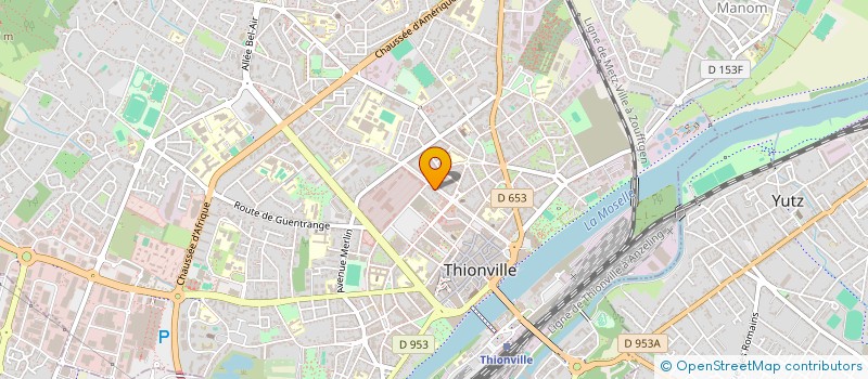 localisation de l'entreprise MADAME SANDRINE DUCEL  THIONVILLE