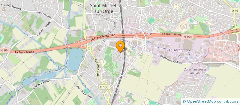 localisation de l'entreprise MADAME SANDRINE DUCHESNE à BRETIGNY-SUR-ORGE